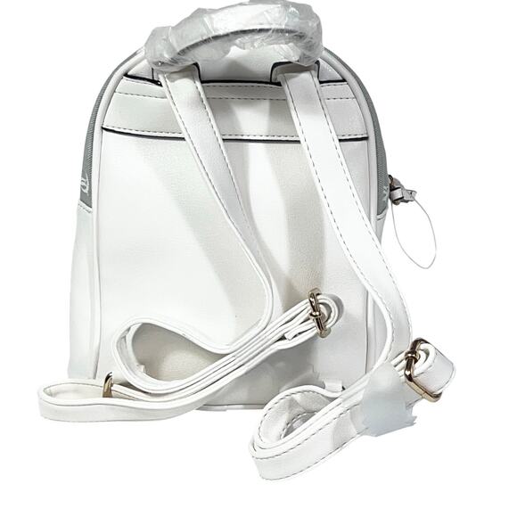 Juicy Couture Mini Backpack Denim White w/ Wallet Bag Purse New - Picture 5 of 11
